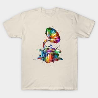 turntable colorful T-Shirt